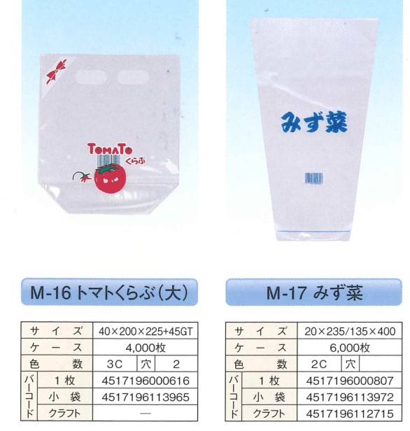 規格OPP防曇袋 | 商品紹介 | タキイ農業資材オンライン